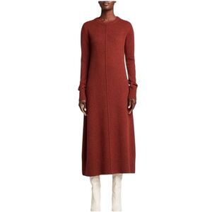 CO SEAMED CASHMERE NEUTRAL MINIMALIST DRESS SIZE XS